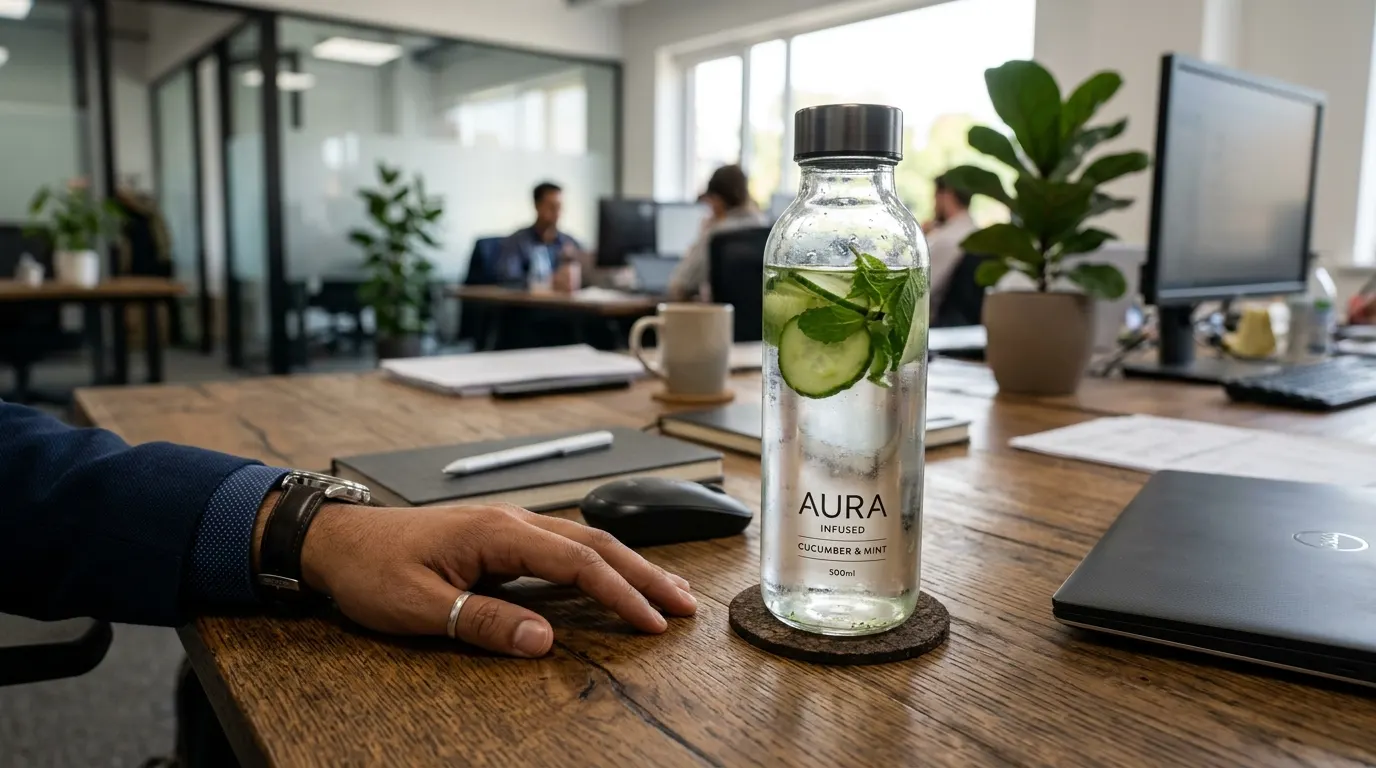 Detox water for maintaining hydration and losing weight
